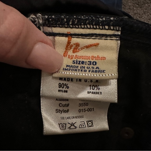 7 For All Mankind Maternity Jeans Bootcut Belly Panel Stretch Denim Size 30 USA - Picture 6 of 10